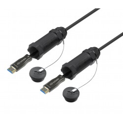 Infobit AOC-HDMI-AA15K - Бронированный HDMI 2.0 4K AOC