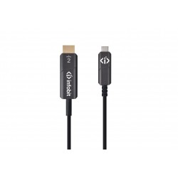 Infobit AOC-CHDMI 25 m - Активный оптический кабель USB-C — HDMI
