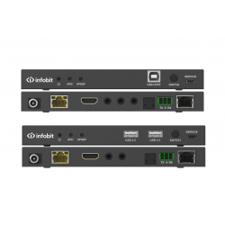 INFOBIT iTrans E100K — Удлинитель HDMI KVM по HDBaseT (100 м)