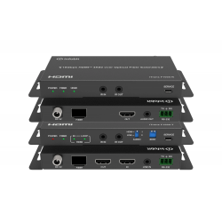 INFOBIT iTrans F1000 — оптоволоконный удлинитель HDMI 4K60 с извлечением аудио