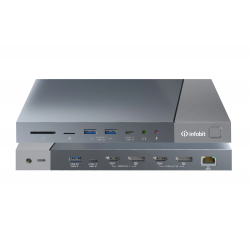 INFOBIT iTrans OCS 151 — док-станция USB-C 15 в 1 для переговорной