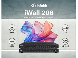 INFOBIT iWall 206 — новый контроллер видеостены для создания мультимедийных решений