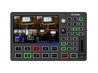 INFOBIT iStream 402 — новый ультракомпактный 4K AV-видеомикшер для прямых трансляций «все в одном»