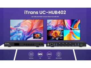 Infobit iTrans UC-HUB402: новый многокамерный коммутатор для профессиональных видеоконференций и стриминга