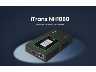 Infobit iTrans NH1080 – новинка: универсальный NDI кодировщик/декодировщик в формате 1080P FHD