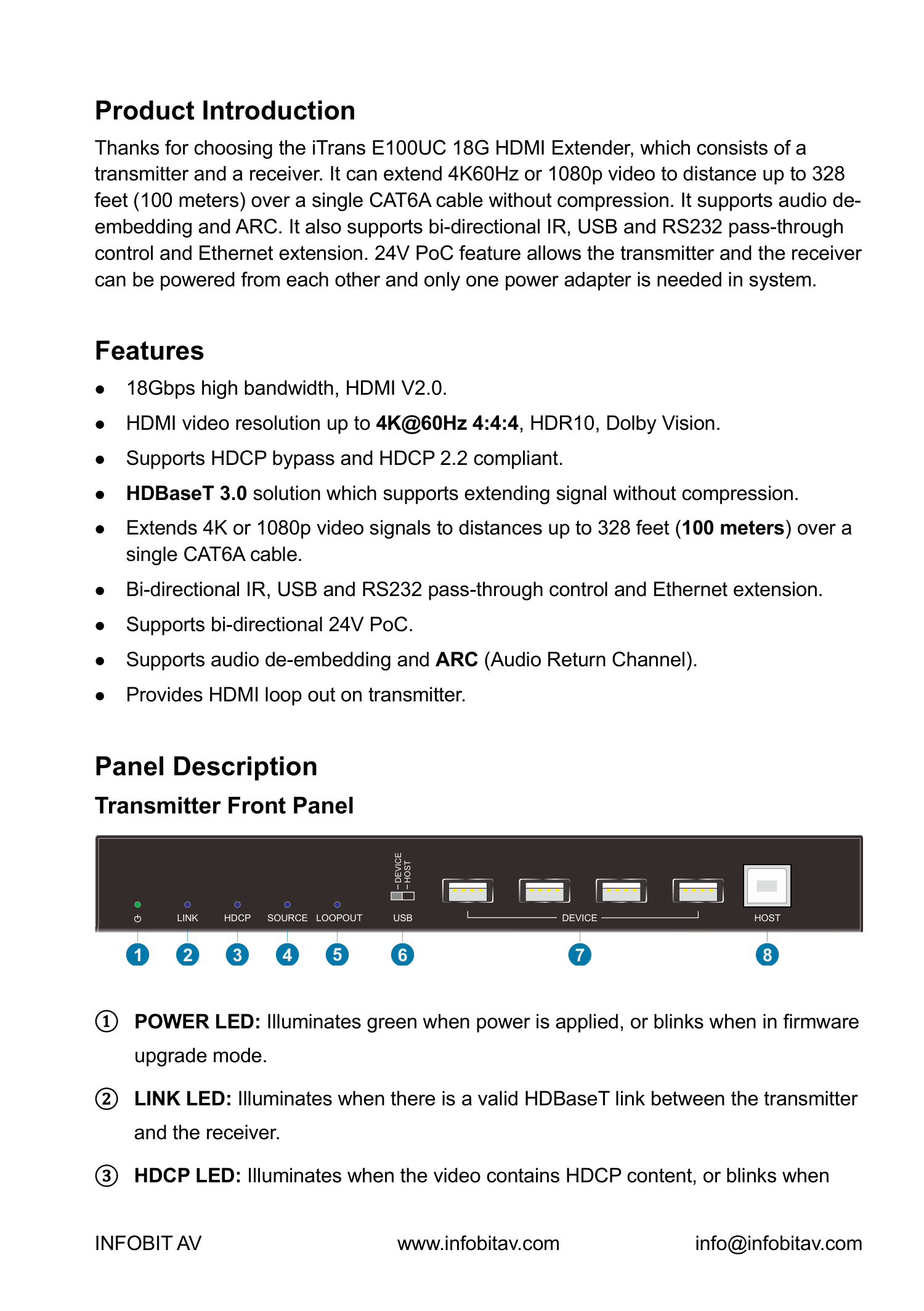 INFOBIT iTrans E100UC — полная страница 2 официального руководства